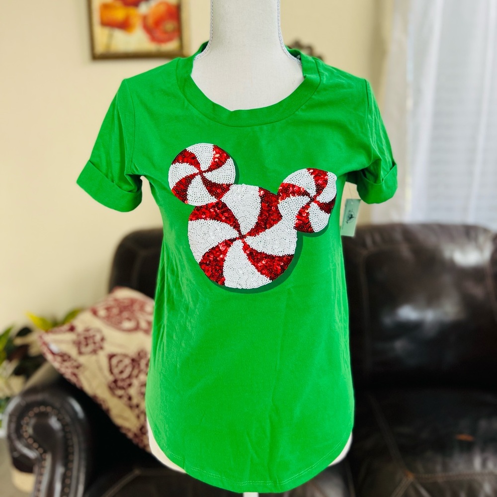 🎄Disney Peppermint Candy Top🎄